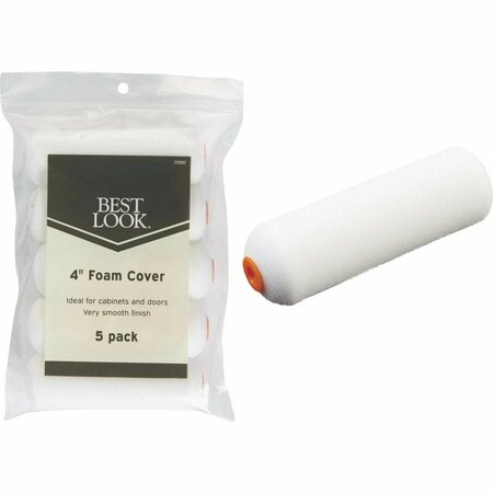 LINZER 4 in.Bl Mini Foam Cover, 5PK 772357